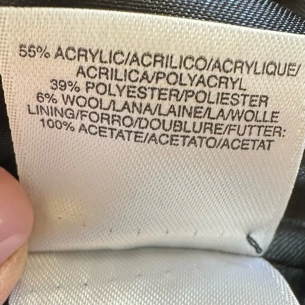 Albert Nipon Metallic Tweed Lightweight Coat - Picture 10 of 11